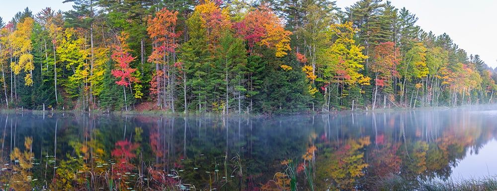 Council Lake in fall-Alger County-Michigan